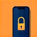 Smartphone with a padlock and two-factor authentication symbol, representing MFA guidance.