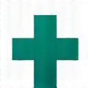 Medical cross with a shield overlay, representing healthcare data protection.