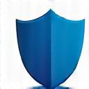 Social media icons with a shield, representing online reputation protection.