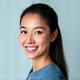 Portrait of Sophia Chen, a freelance graphic designer
