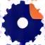 Broken gear icon, representing business interruption