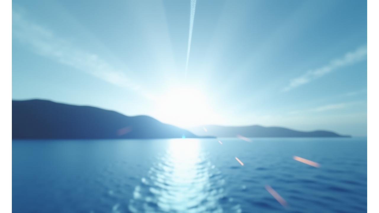 Abstract pattern of light rays over a tranquil Australian landscape, signifying protection