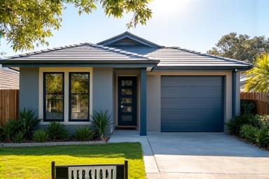 A well-maintained Australian rental house with a 'for rent' sign, symbolizing property protection.